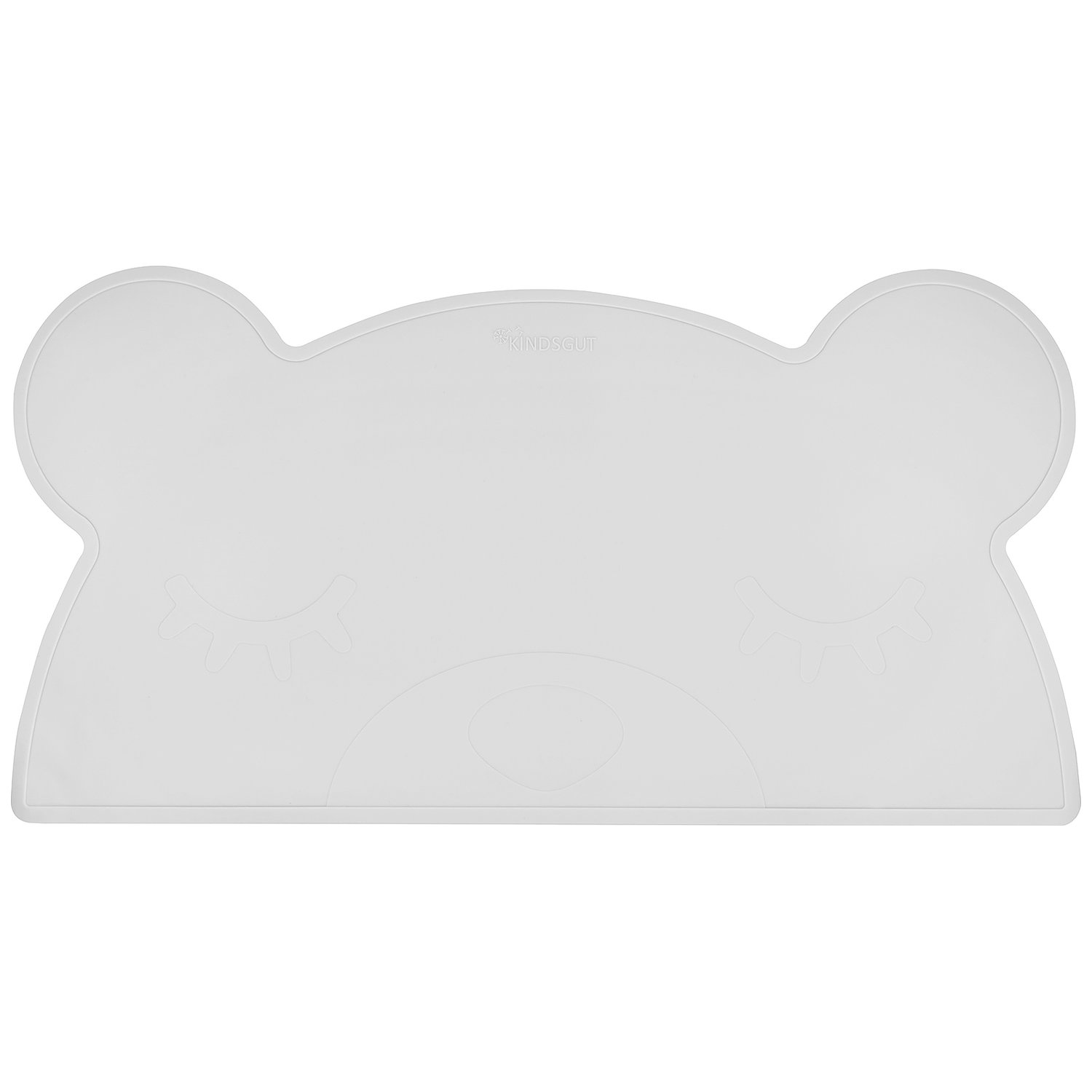 Kindsgut - Set de table Ours Gris clair