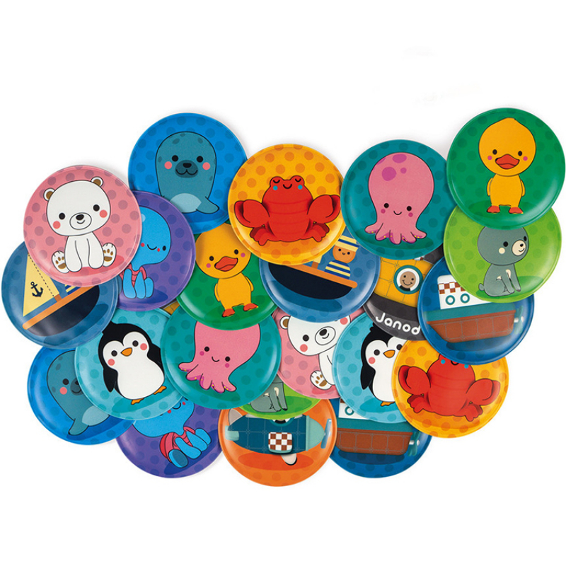 Jeu de bain Memo (24 pièces) (Janod) - Image 6