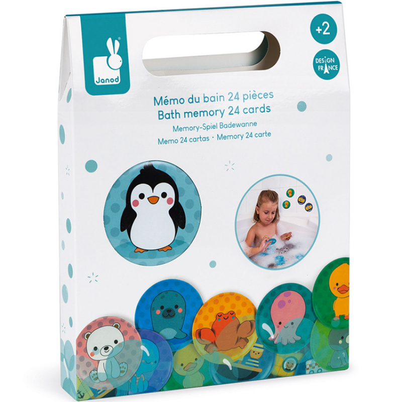 Jeu de bain Memo (24 pièces) (Janod) - Image 7