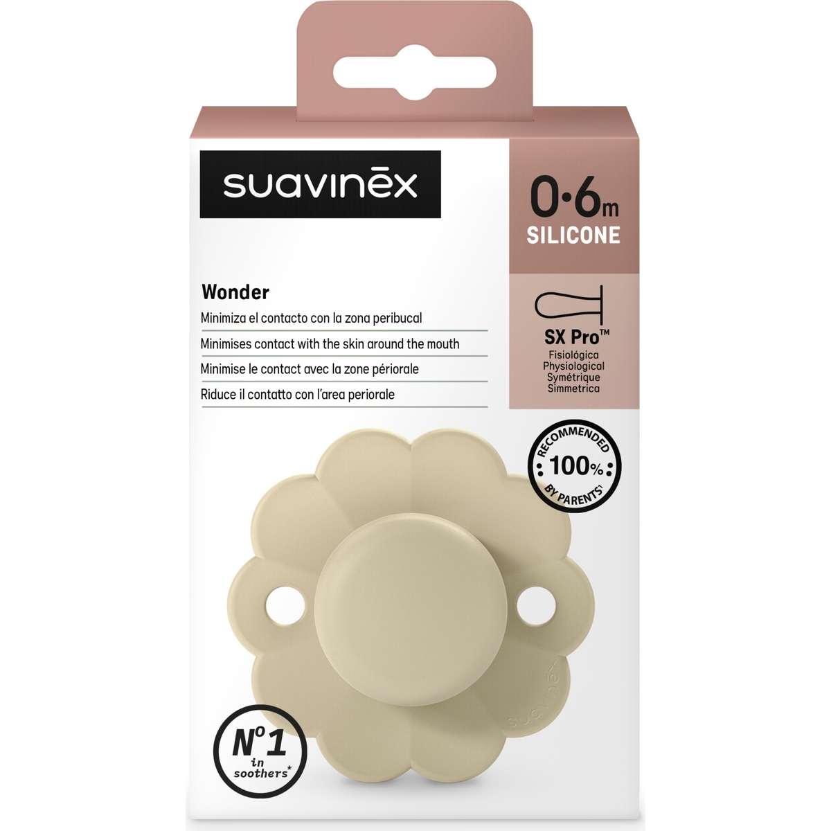 Sucette réversible SXPRO 0-6mois Wonder Whitecap Gray (Suavinex) - Image 8