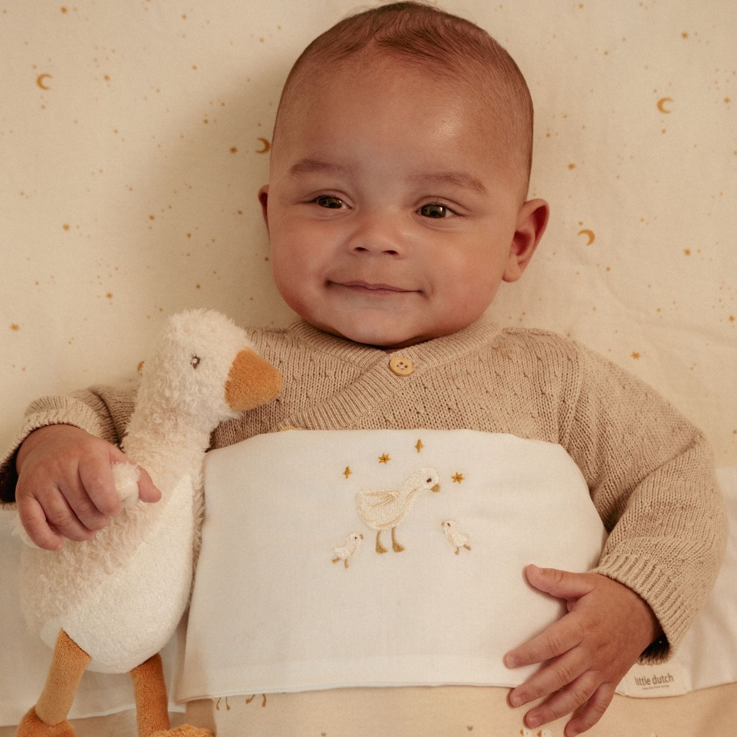 Peluche Oie Newborn (17 cm) (Little Dutch) - Image 2