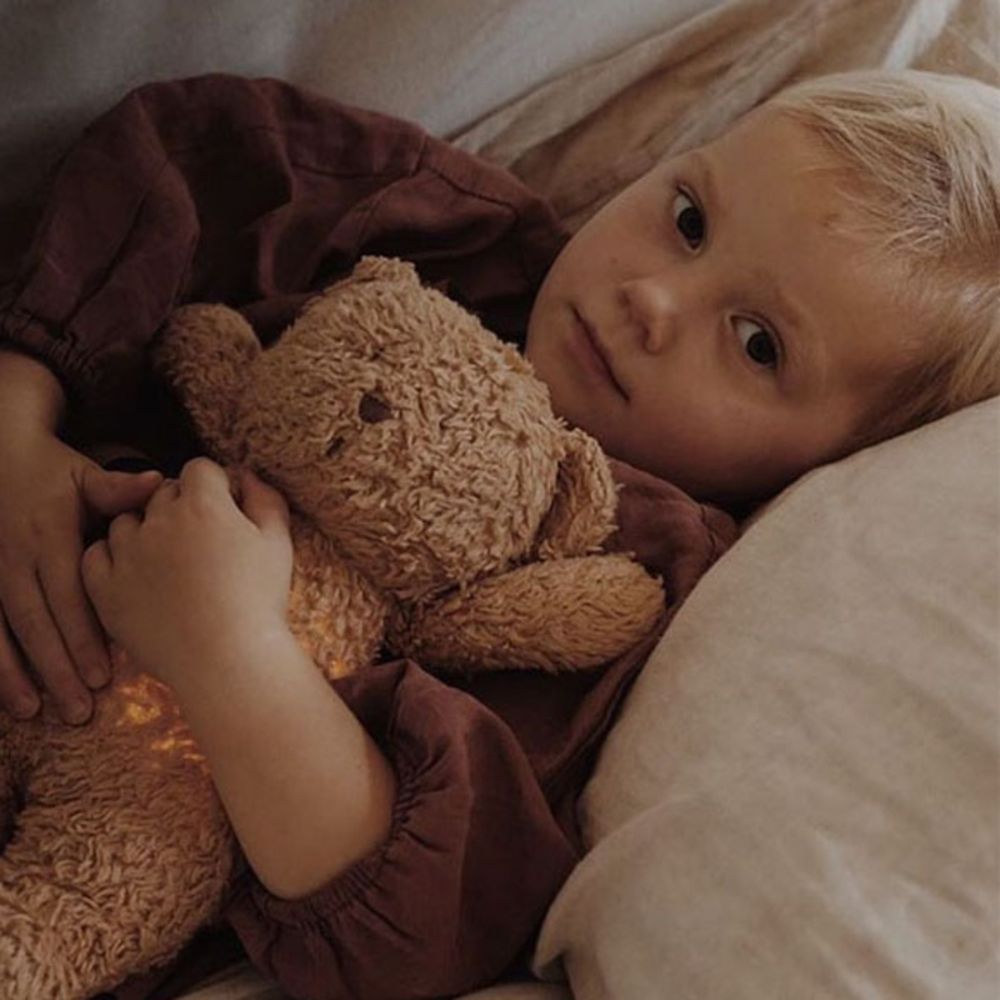 Peluche veilleuse Ours cappuccino 2.0 (Moonie) - Image 1