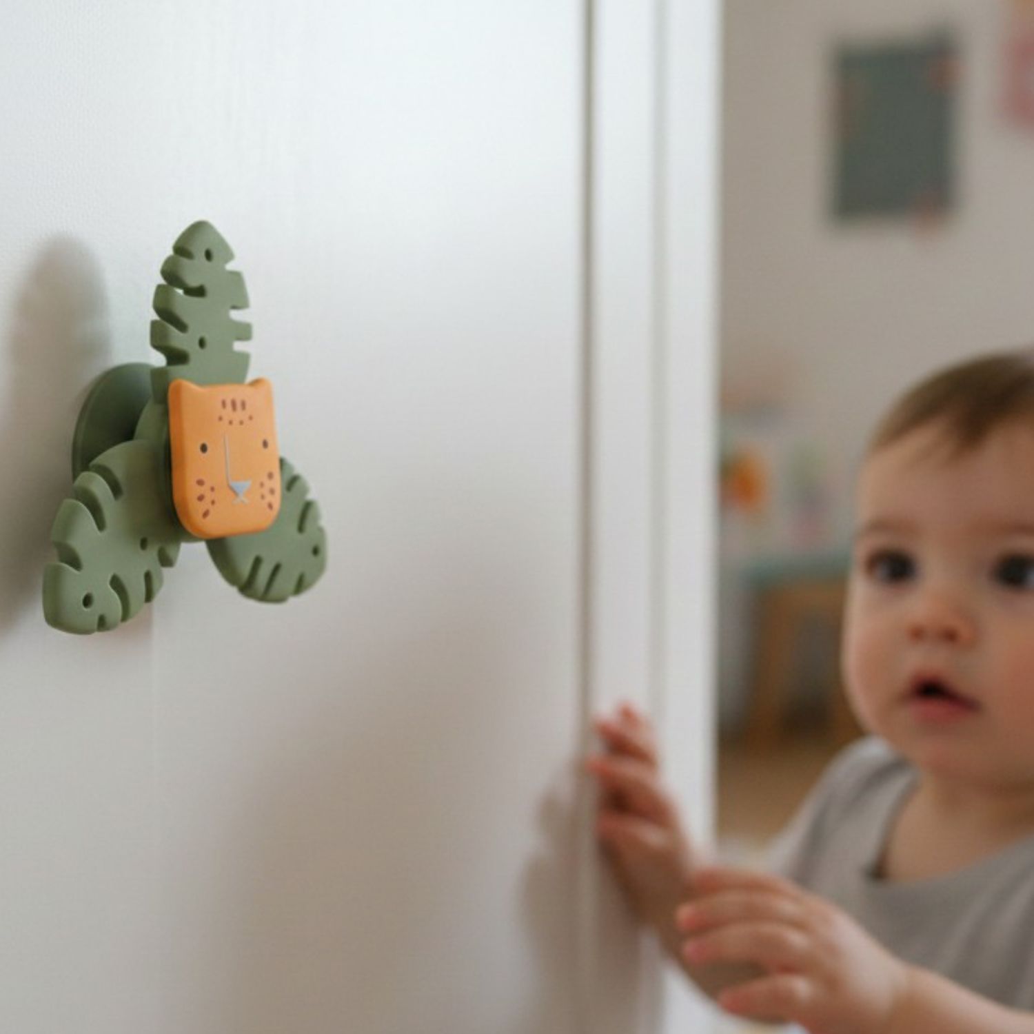 Little L - Spinner Tigre vert et orange