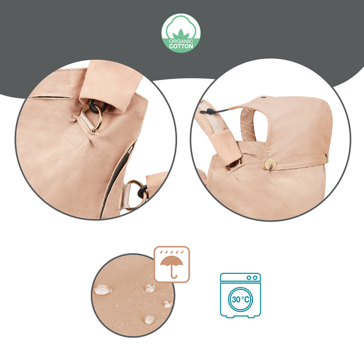 Porte bébé évolutif en réhausseur Moov & Boost beige noisette (Babymoov) - Image 7