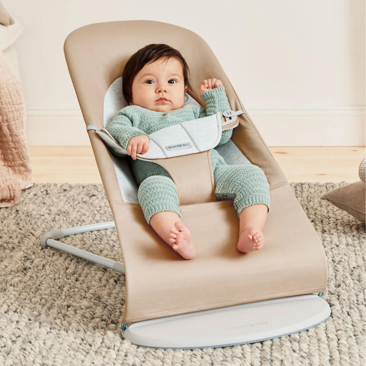 Transat Balance Soft coton-jersey Beige-gris Beige-gris (BabyBjörn) - Image 3