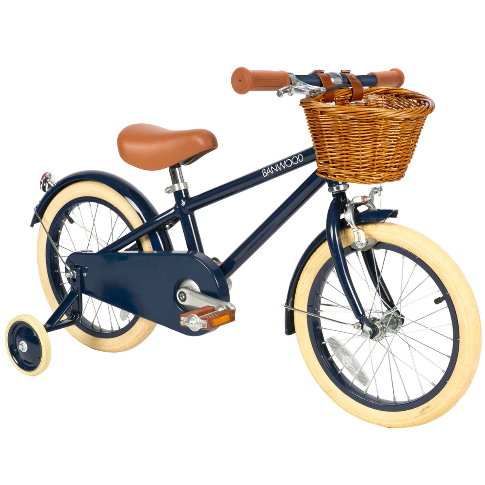 Vélo enfant Classic Vintage bleu marine (Banwood) - Image 2
