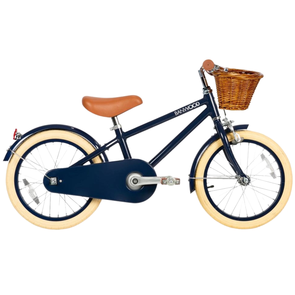 Vélo enfant Classic Vintage bleu marine (Banwood) - Image 3