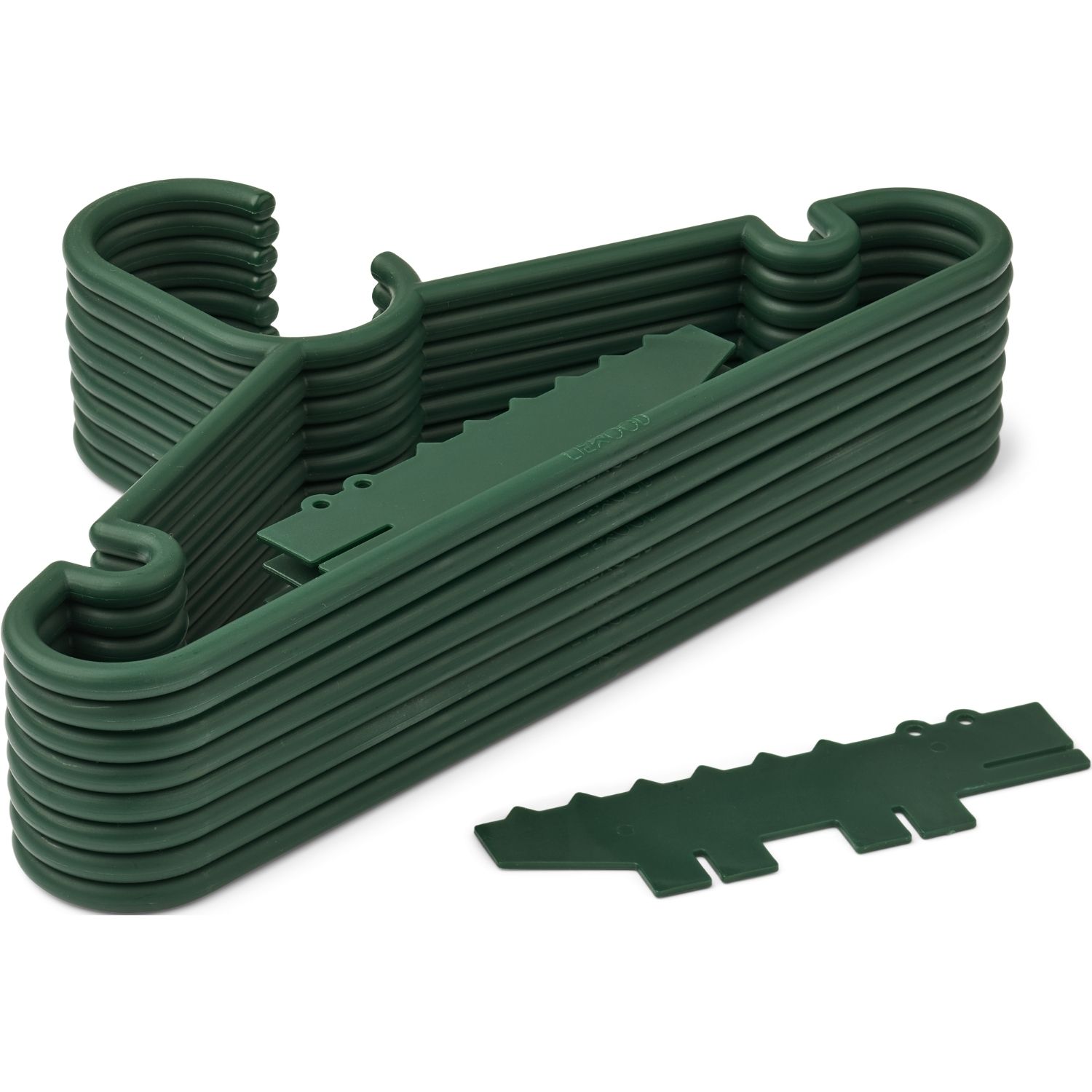 Lot de 8 cintres Falton garden green (Liewood) - Image 2
