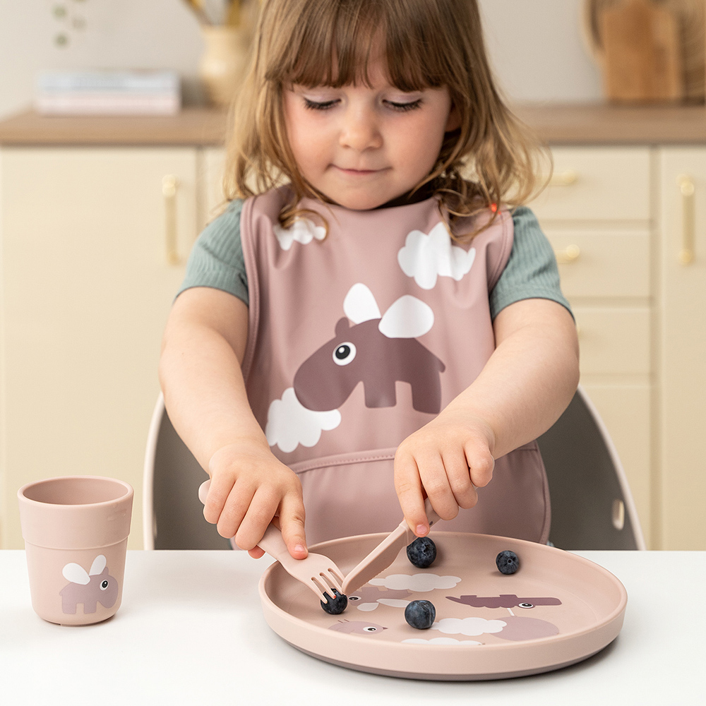 Set de 3 couverts Happy dots Rose (Done by deer) - Image 5