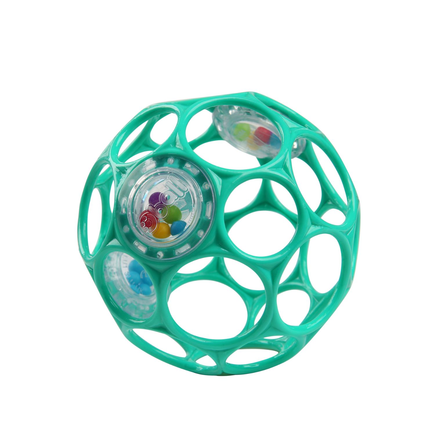 Oball - Balle hochet sensoriel vert