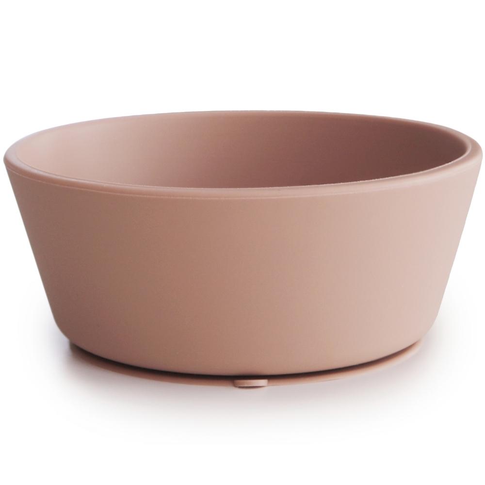Mushie - Bol à ventouse en silicone Blush