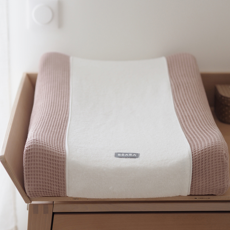 Housse pour matelas à langer Sofalange vieux rose (Béaba) - Image 2