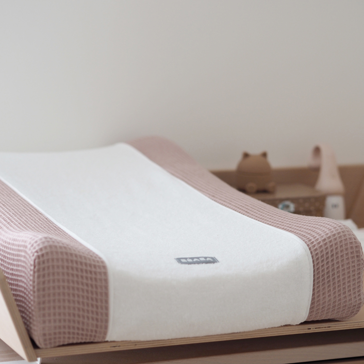 Housse pour matelas à langer Sofalange vieux rose (Béaba) - Image 3