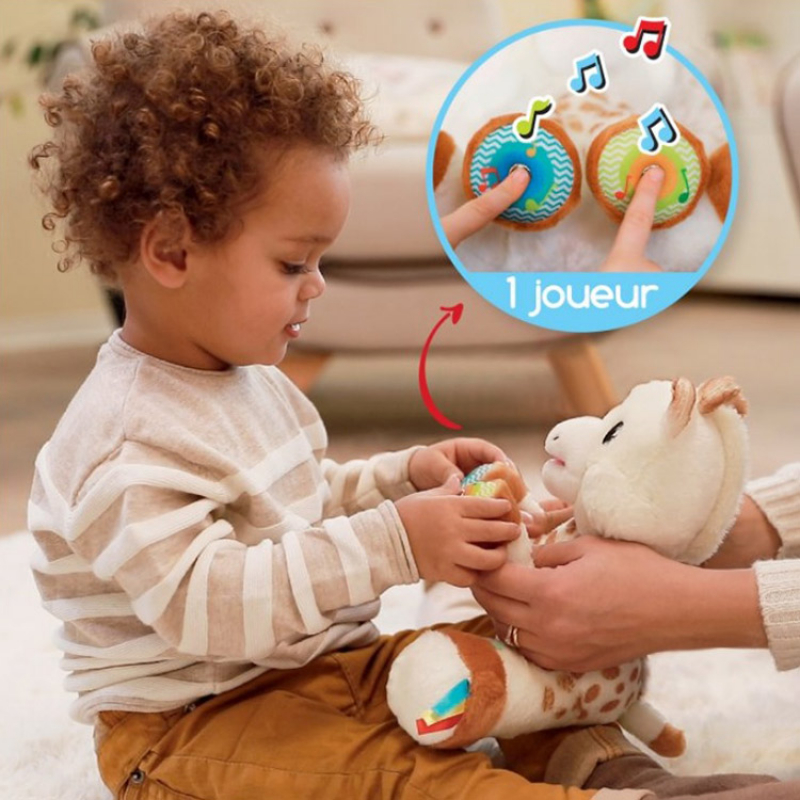 Peluche interactive Touch & Music Sophie la girafe (Sophie la girafe) - Image 2