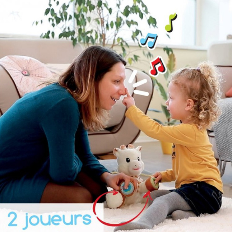 Peluche interactive Touch & Music Sophie la girafe (Sophie la girafe) - Image 3