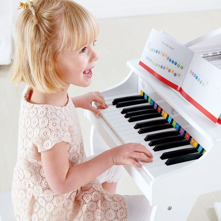 Piano à queue électronique Deluxe blanc (Hape) - Image 3