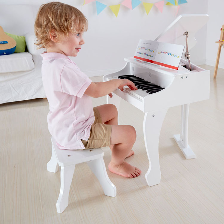 Piano à queue électronique Deluxe blanc (Hape) - Image 4