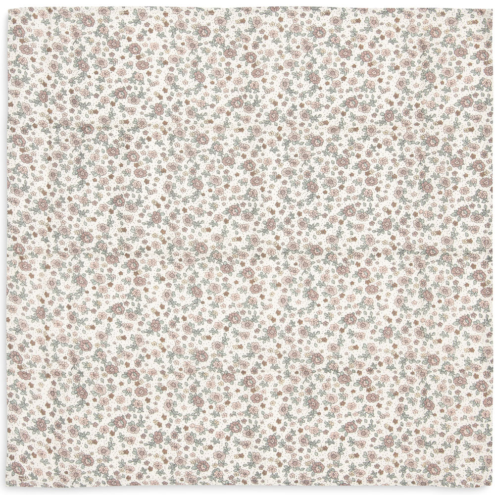 Lot de 3 langes en gaze de coton Retro Flowers (70 x 70 cm) (Jollein) - Image 3
