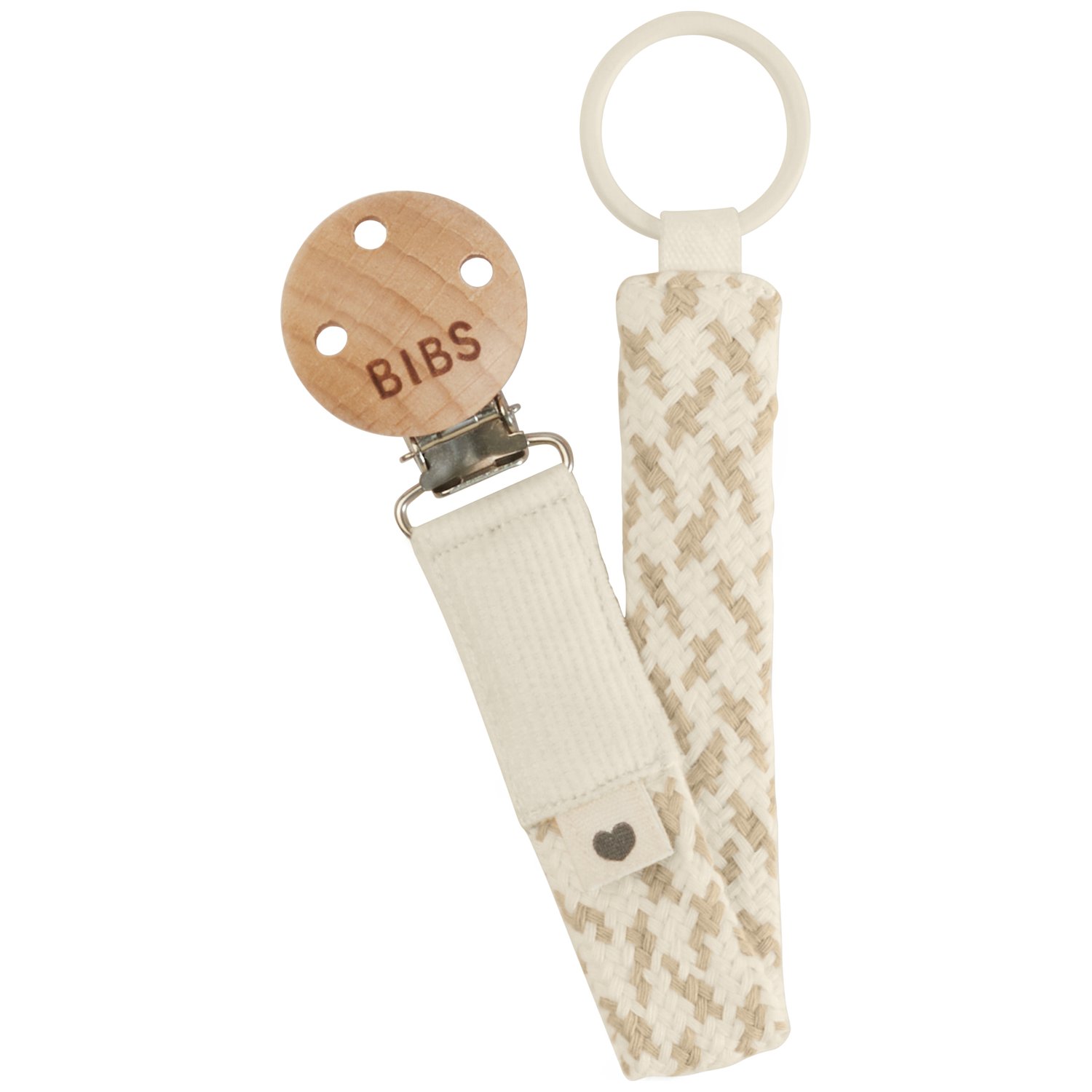 Bibs - Attache tétine Ivory-Vanilla