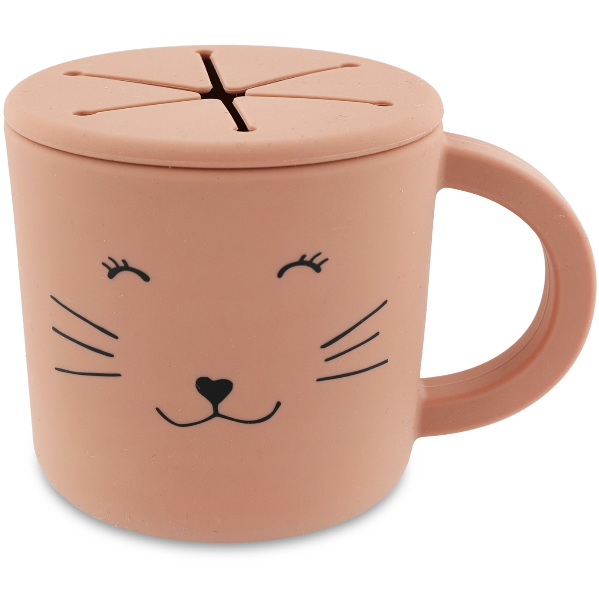 Tasse à goûter en silicone Mrs. Cat