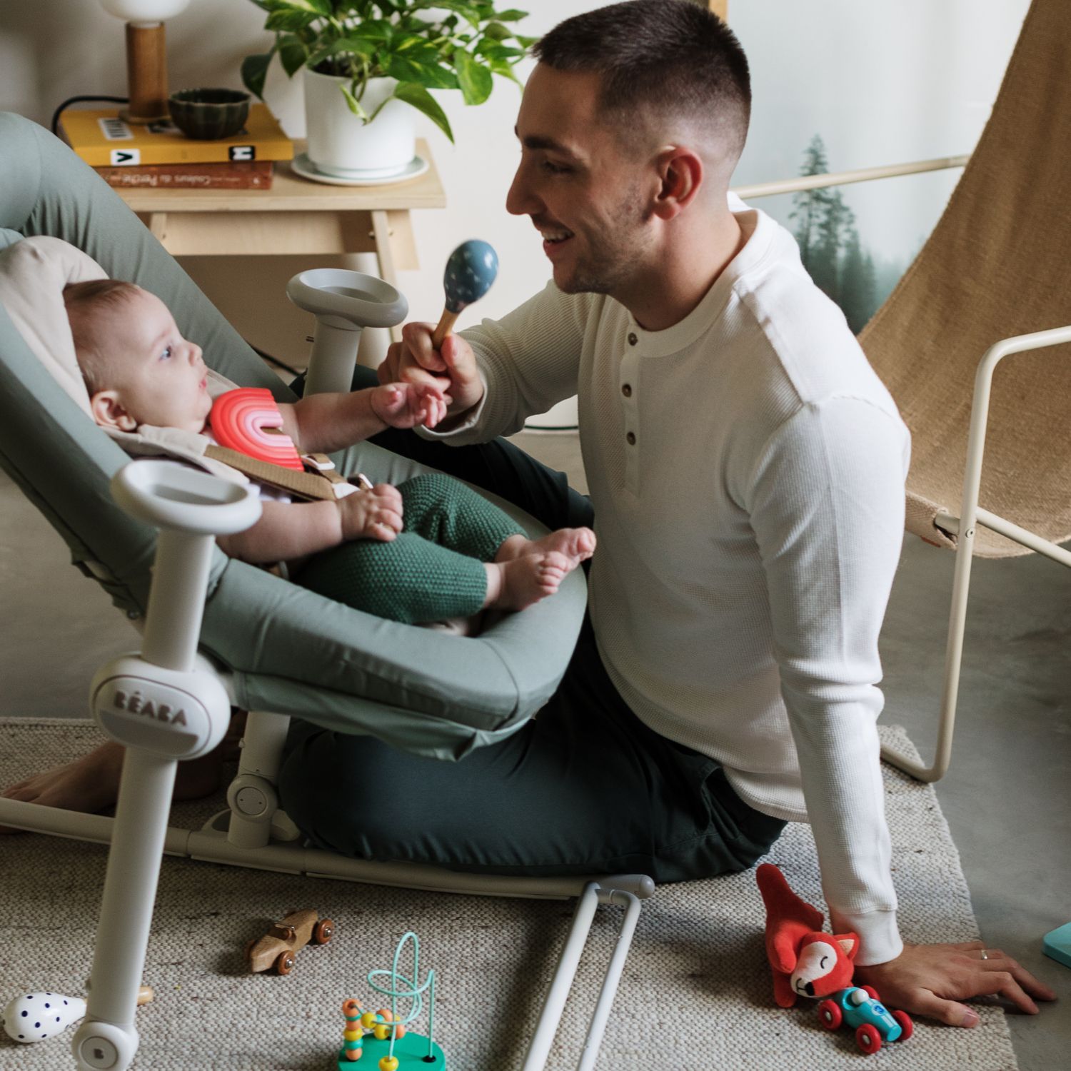 Transat Up & Down Plus lichen (Béaba) - Image 1