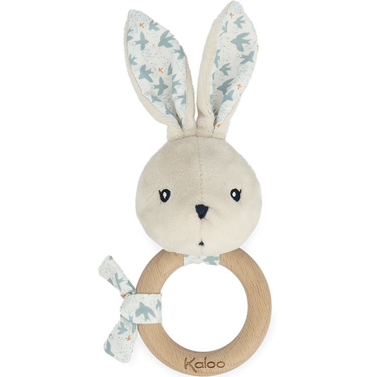 Hochet lapin colombe K'doux (12 cm) (Kaloo) - Image 1