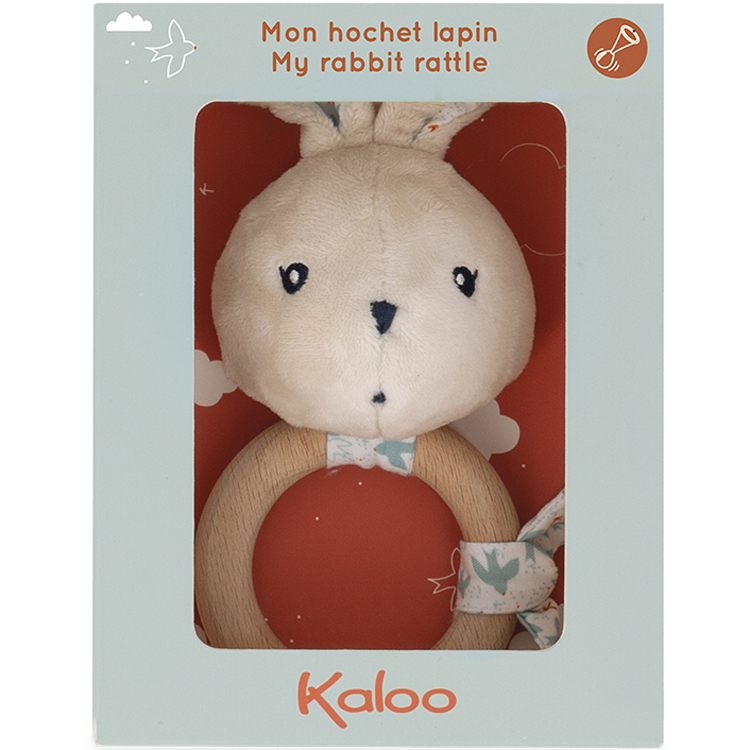 Hochet lapin colombe K'doux (12 cm) (Kaloo) - Image 3