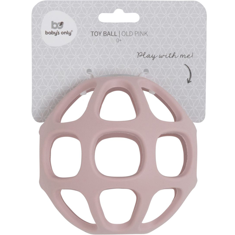 Balle de préhension en silicone rose (Baby's Only) - Image 7