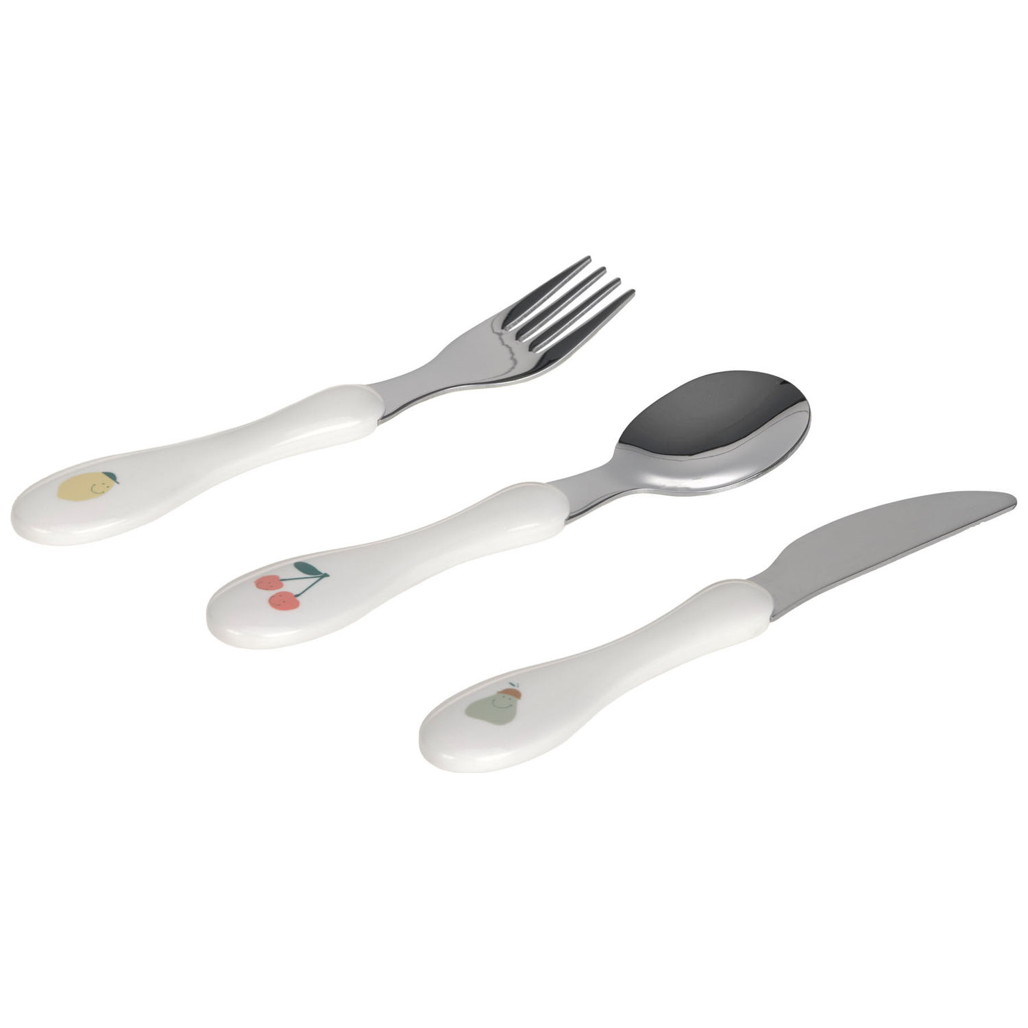 Couverts inox Happy Fruits (3 pièces) (Lassig) - Image 1