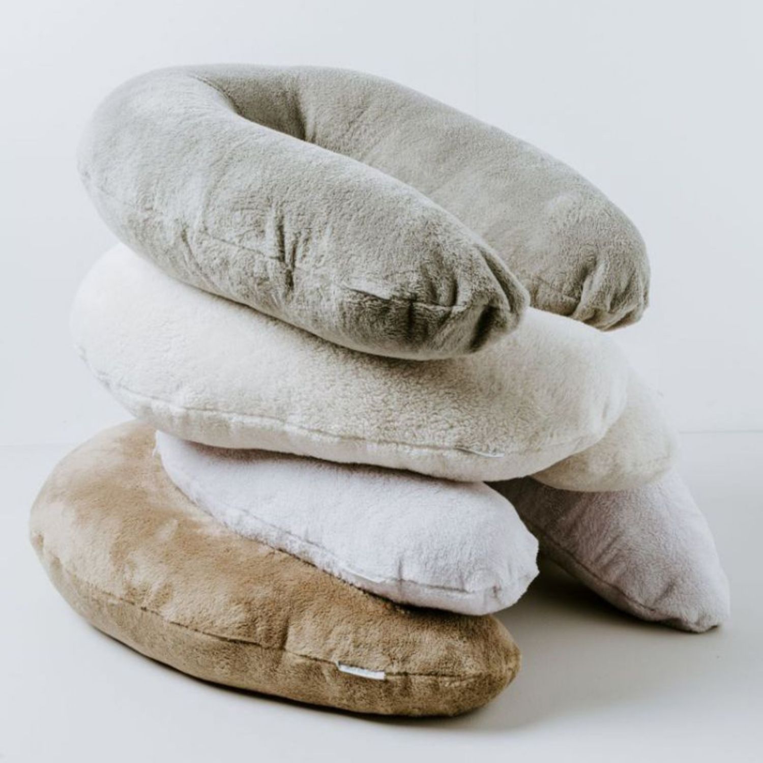 Coussin d'allaitement Cozy warm linen (140 x 45 cm) (Baby's Only) - Image 1