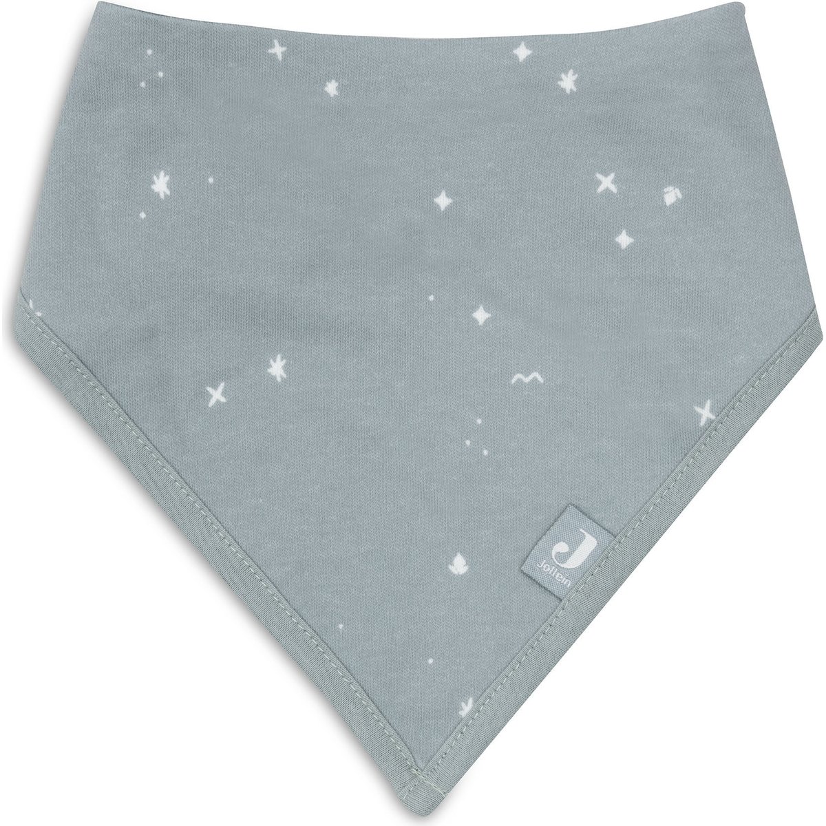 Lot de 2 bavoirs bandana Twinkling Sea Green (Jollein) - Image 3