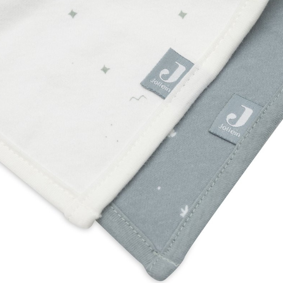 Lot de 2 bavoirs bandana Twinkling Sea Green (Jollein) - Image 5