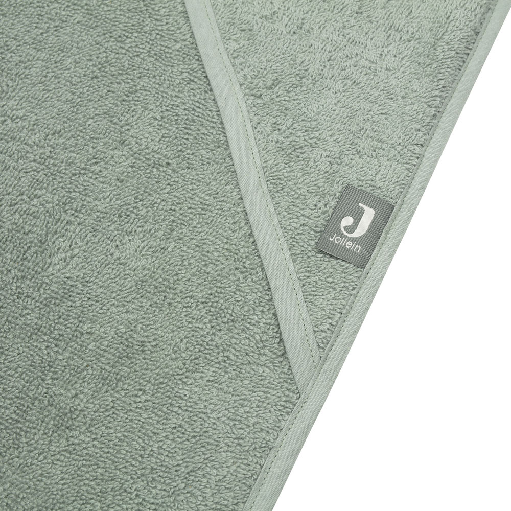 Cape de bain Ash Green (100 x 100 cm) (Jollein) - Image 5