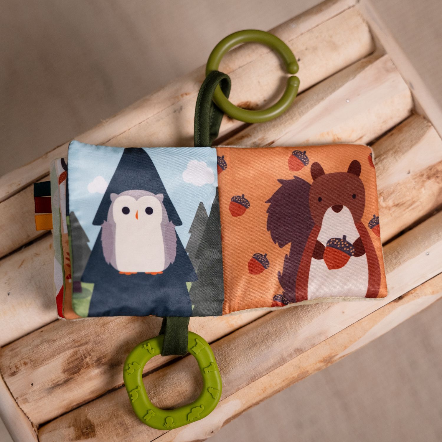 Livre en tissu bébé Forêt (Little Big Friends) - Image 3