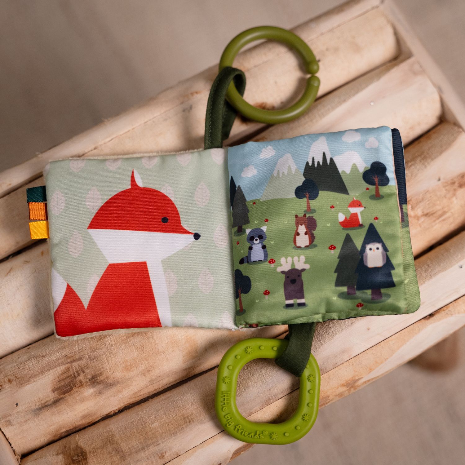 Livre en tissu bébé Forêt (Little Big Friends) - Image 4