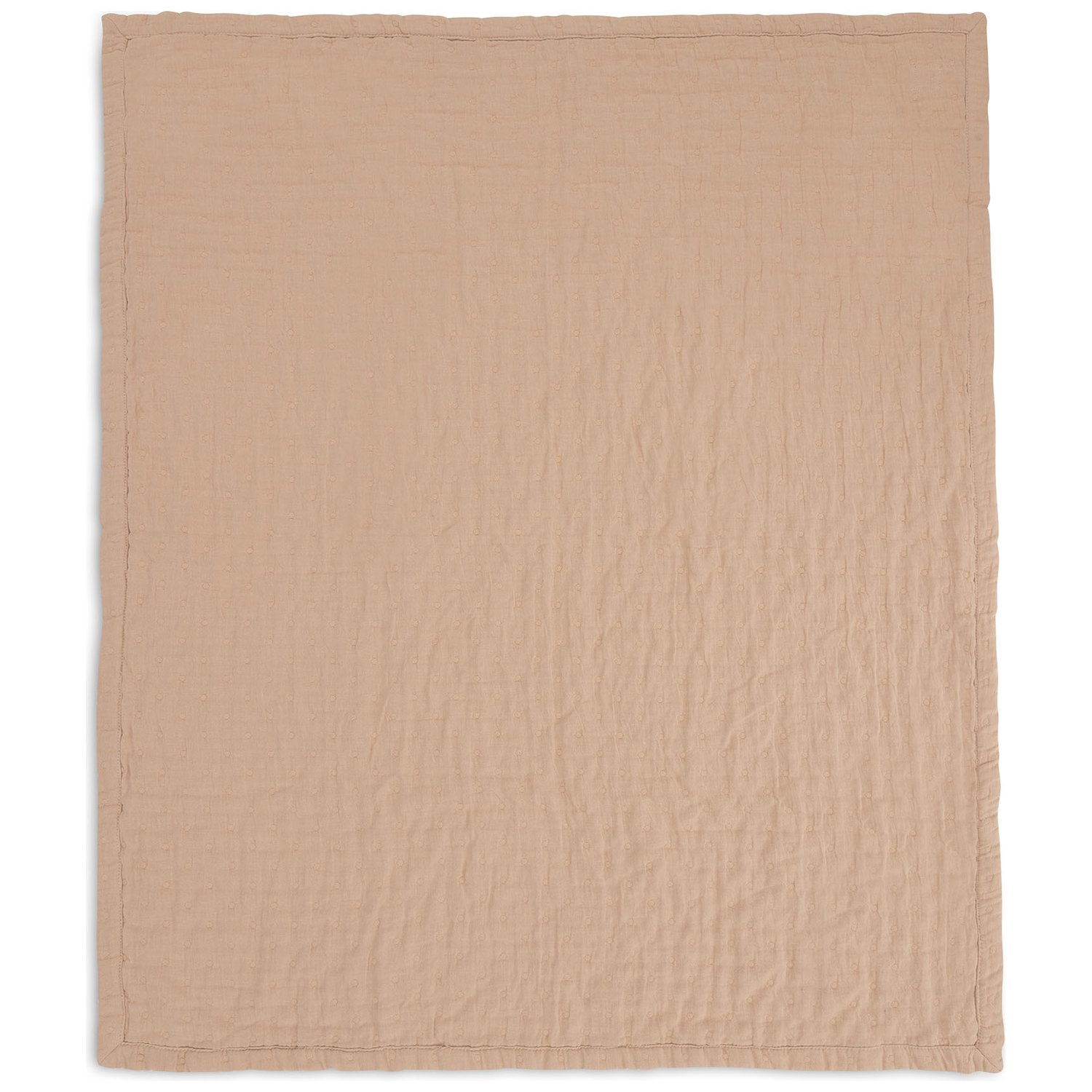 Couverture en gaze de coton Jacquard Biscuit (75 x 100 cm) (Jollein) - Image 7
