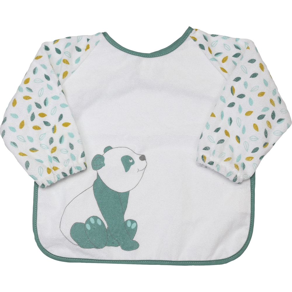 Bavoir tablier en éponge Panda (6-24 mois) (Trois Kilos Sept) - Couverture