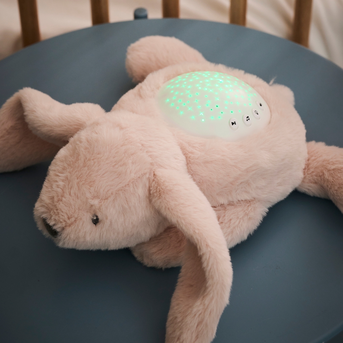 Veilleuse projecteur Lapidou Lapin beige (Nattou) - Image 1