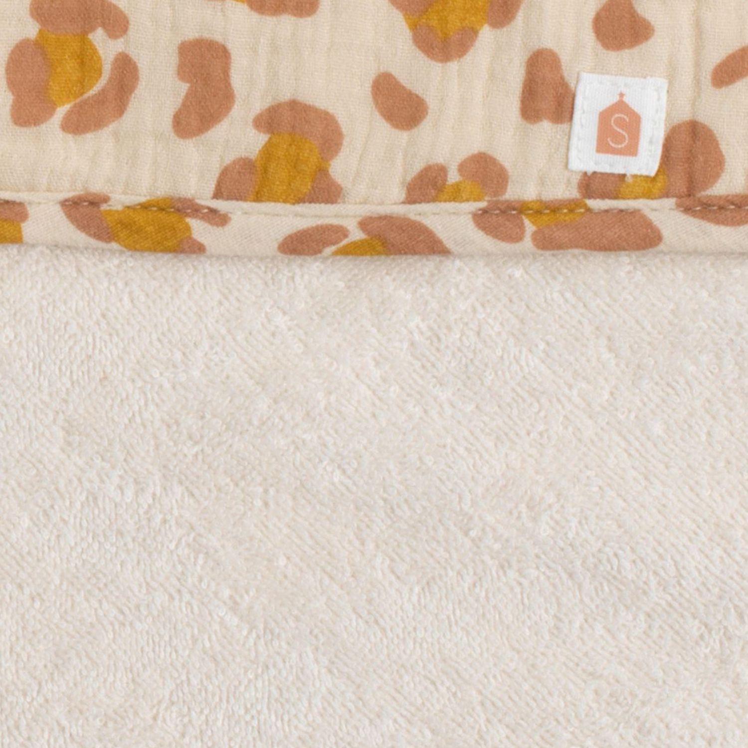Cape de bain + gant de toilette Petit Chou (Sauthon) - Image 1