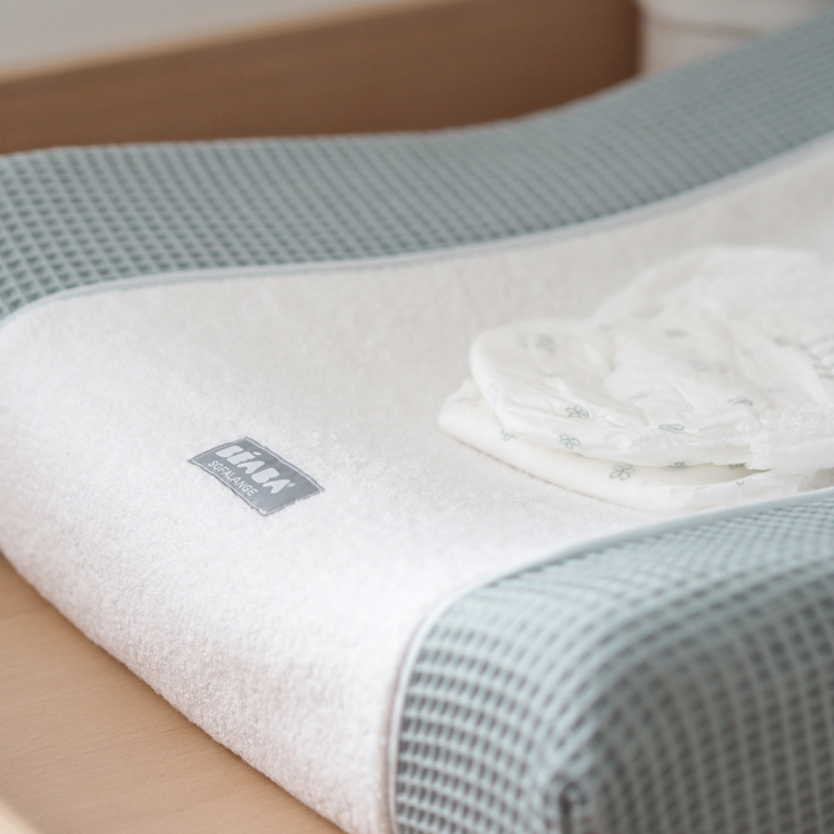 Housse pour matelas à langer Sofalange vert d'eau (Béaba) - Image 2