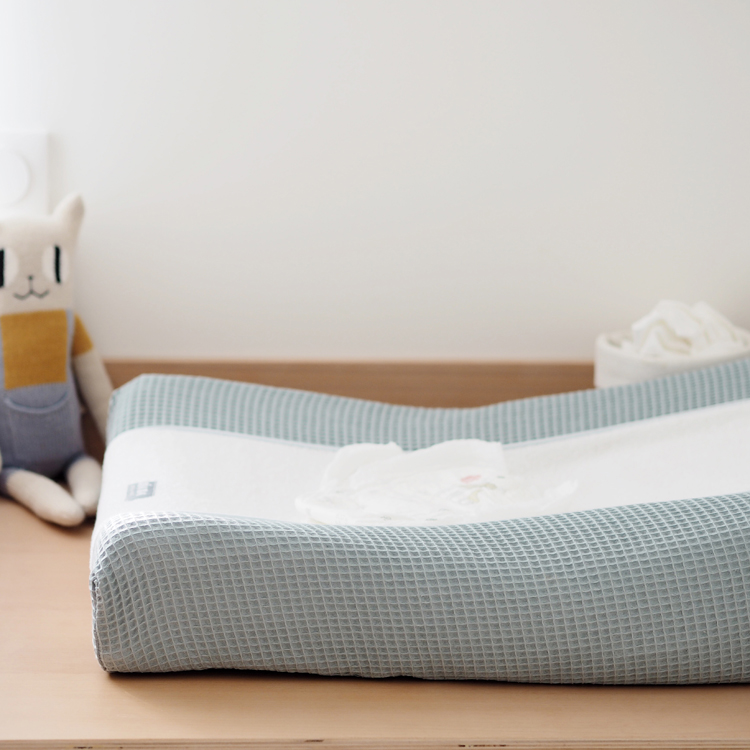 Housse pour matelas à langer Sofalange vert d'eau (Béaba) - Image 3
