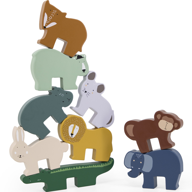 Animaux à empiler en bois (Trixie) - Image 1