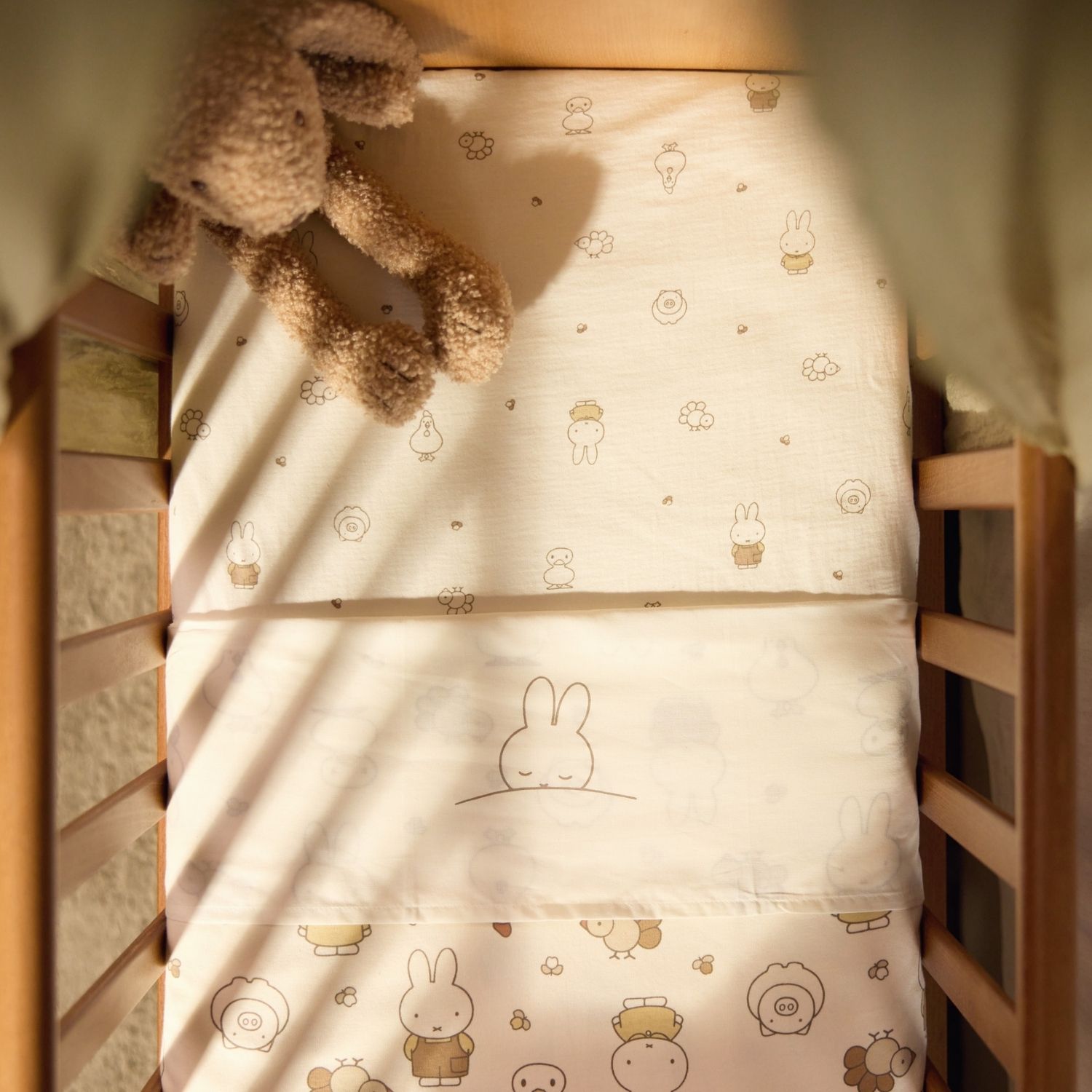 Drap housse en jersey Miffy Family Farm (40 x 80 cm) (Jollein) - Image 4