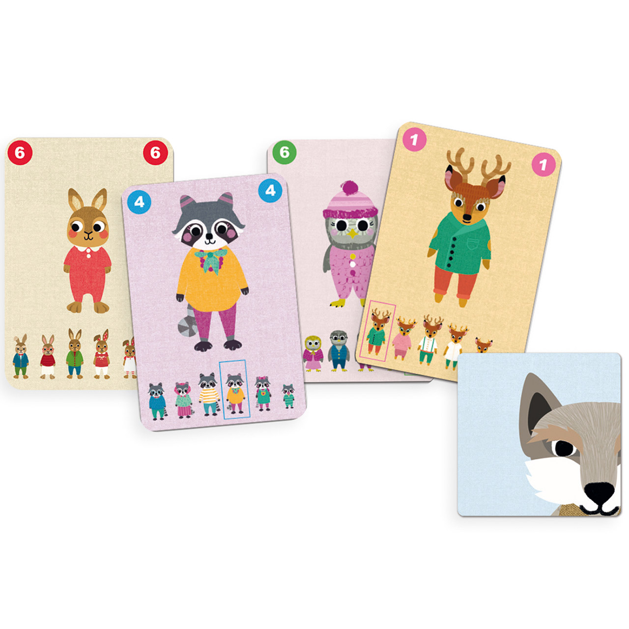 Jeu de 7 familles coopératif Familou