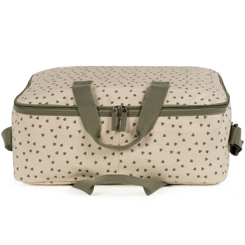 Valise de maternité coeurs Poppy Mousse (Walking Mum) - Image 1