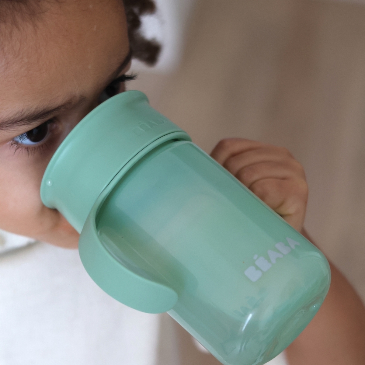 Tasse d'apprentissage 360° vert d'eau (340 ml) (Béaba) - Image 4