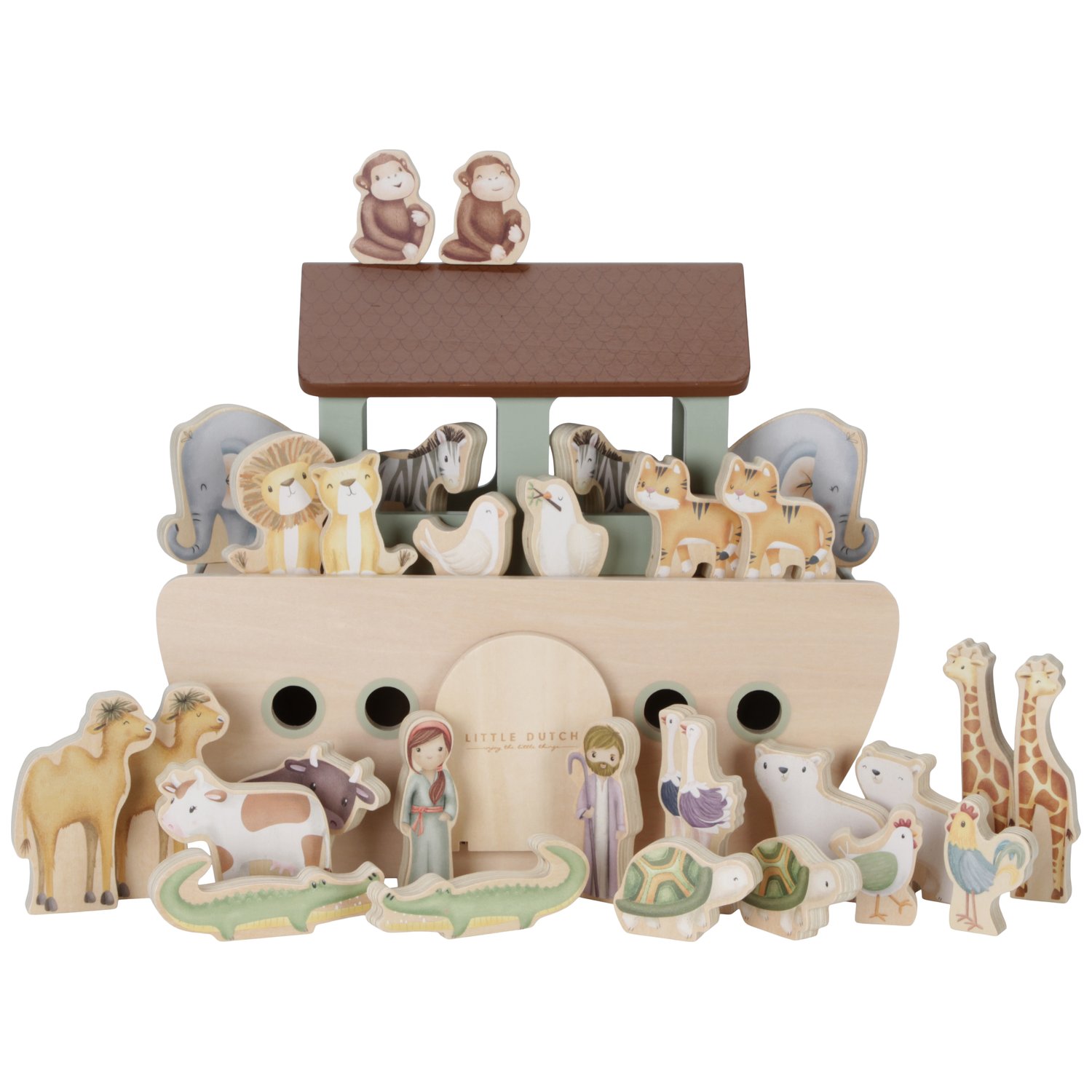 Little Dutch - Arche de Noé en bois (30 pièces)