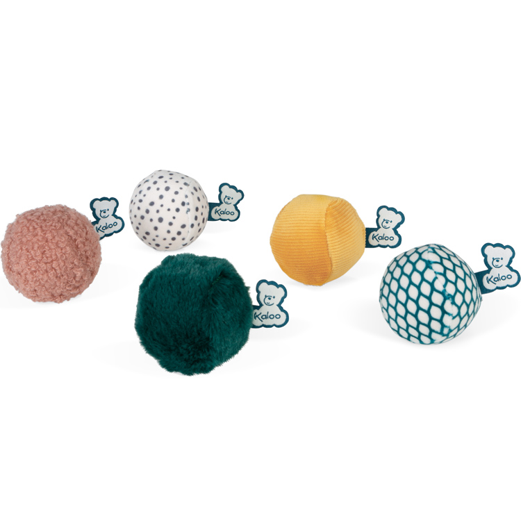 Lot de 5 balles sensorielles Stimuli (Kaloo) - Image 1