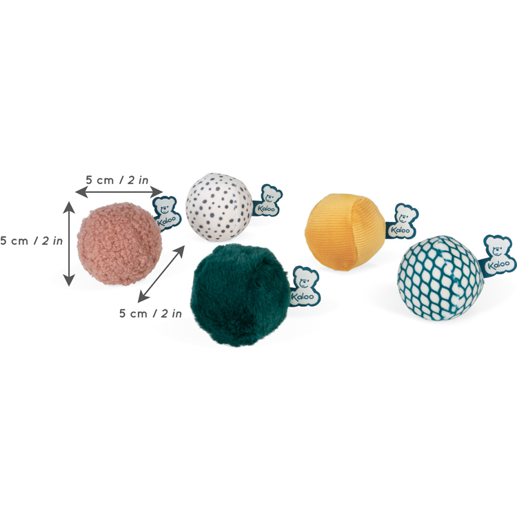 Lot de 5 balles sensorielles Stimuli (Kaloo) - Image 6