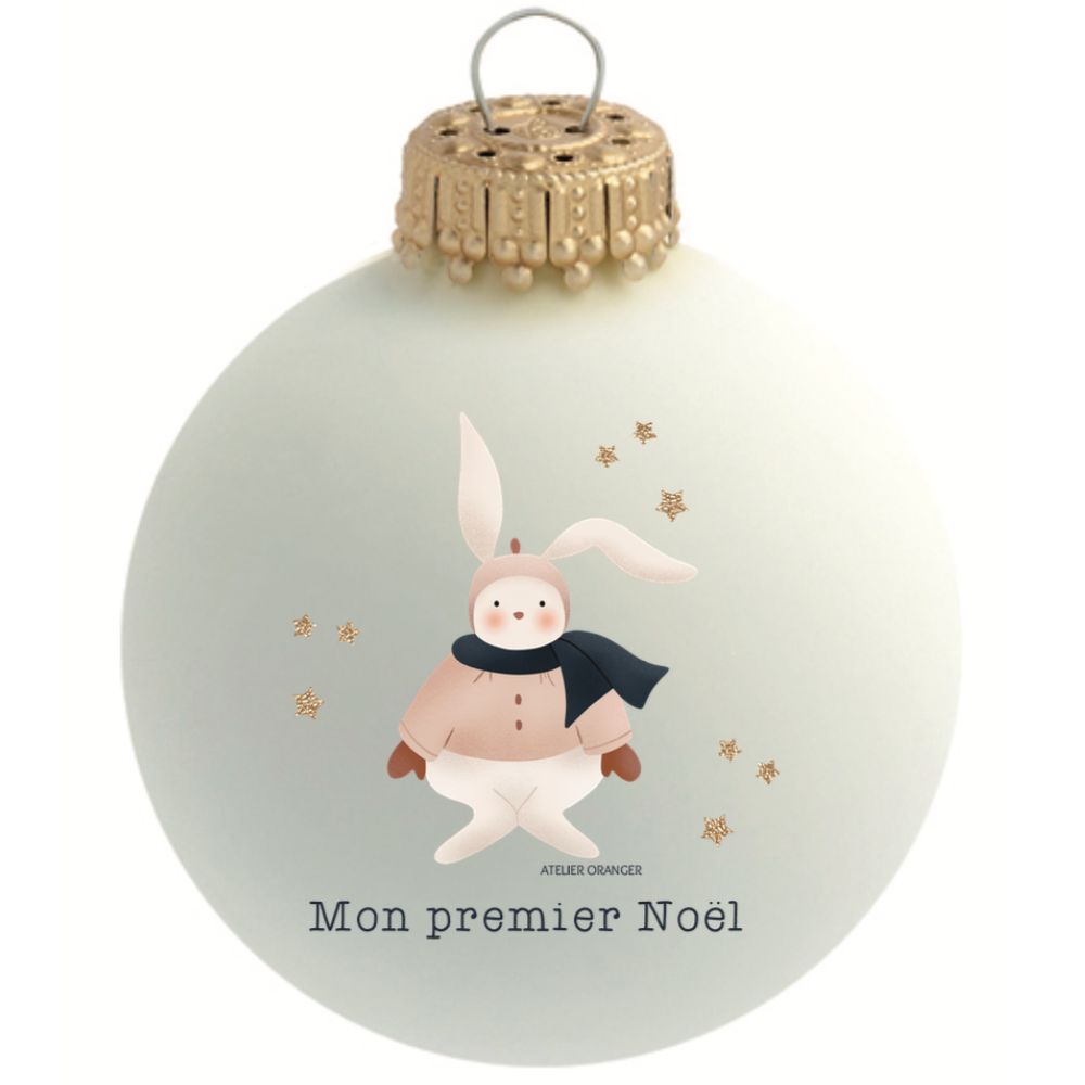 Baubels - Boule de Noël Lapin de Noël x Atelier Oranger